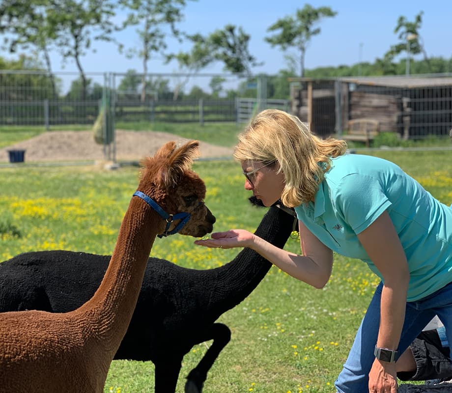 Karina – Leitung Alpakas & Lamas